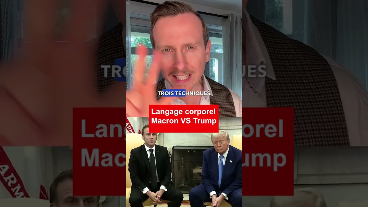3 astuces de langage corporel de Macron face à Trump pour imposer le respect