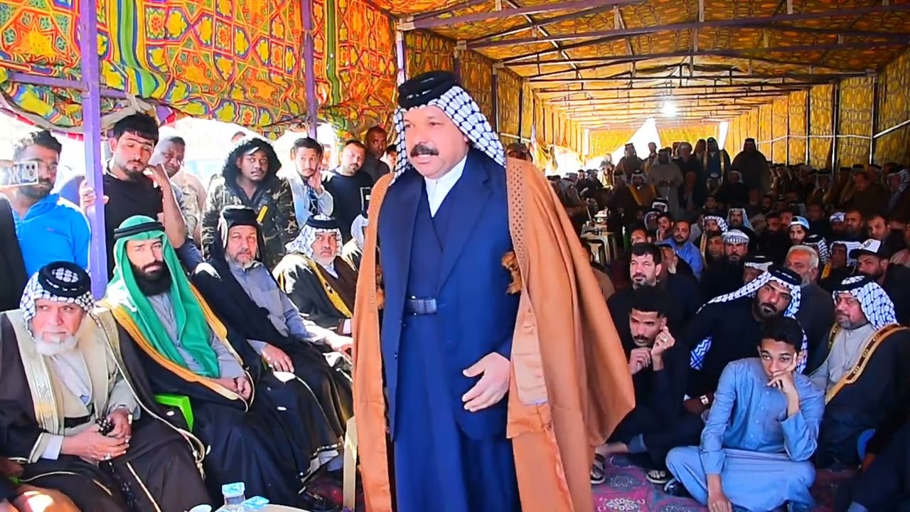 تحويلة قبيلة الخزاعل الى إمارة بني كعب الجواسب قضية قتل تم الصلح والتراضي بحضور الشيخ عقيل الكعبي