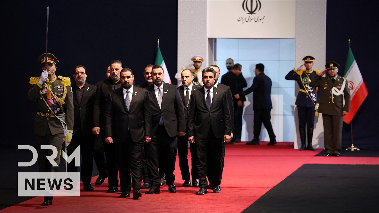 Iraq's Prime Minister Pays Tribute to Iran's Supreme Leader Khamenei at Historic Funeral | AQ1G