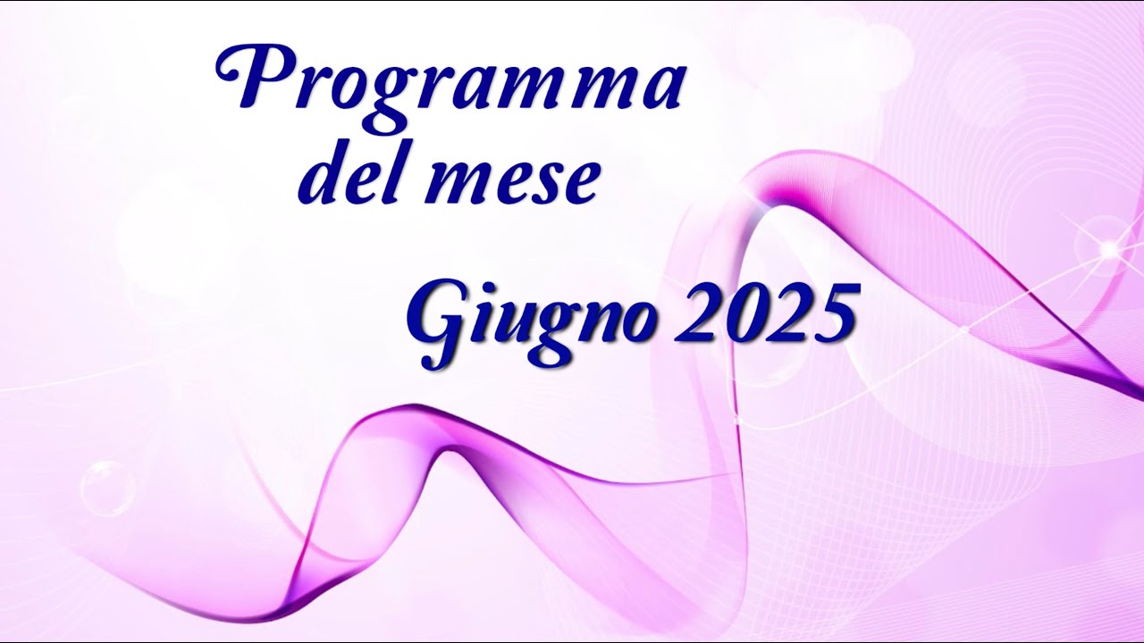 PROGRAMMA Giugno 2025