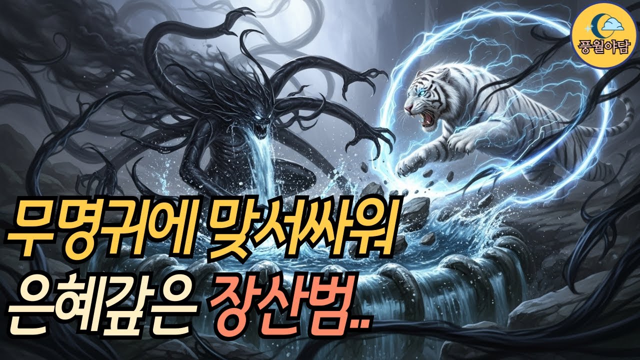 무명귀에 맞서싸워 은혜갚은 장산범 한국 설화 이야기 |전래이야기 |옛이야기 |고전 |한국전설 |구전이야기 |한국민담 |옛날이야기 |장산범 |무명귀 |감동설화 |전통설화 |오디오북