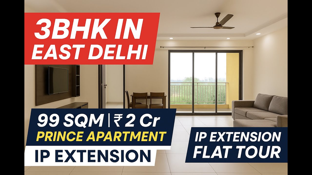3BHK Sale Prince Apartment | IP Extension, Patparganj  | ₹2 Cr | Real Estate | Kushwaha Property