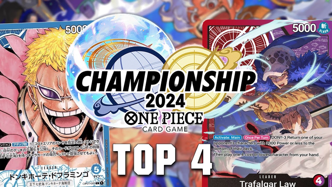 [OP08] Hiroshima CS Top 4 - OP01 Donquixote Doflamingo vs. ST10 Trafalgar Law