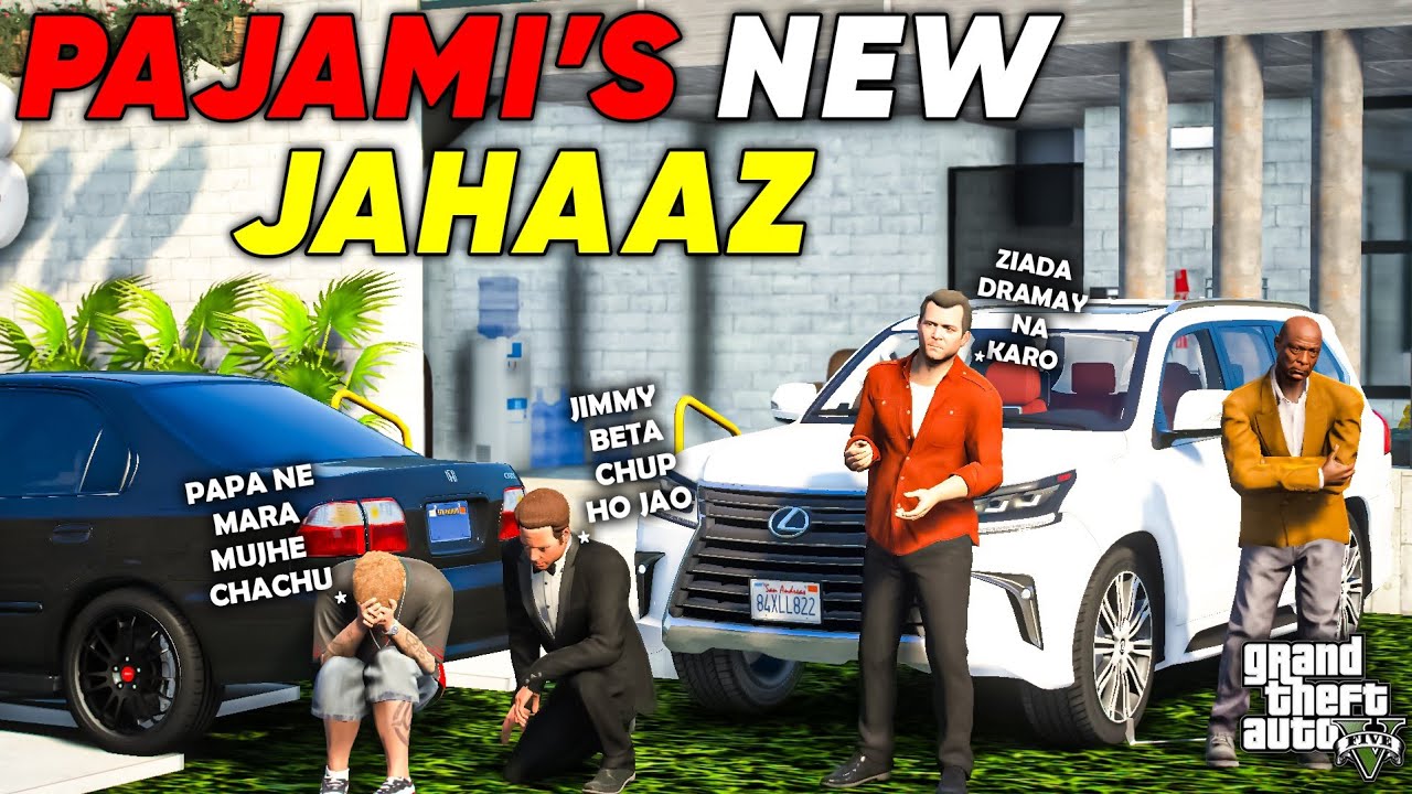PAJAMI'S NEW JAHAAZ🔥 | MICHAEL IN ANGRY MOOD | GTA 5 | Real Life Mods #626 | URDU |