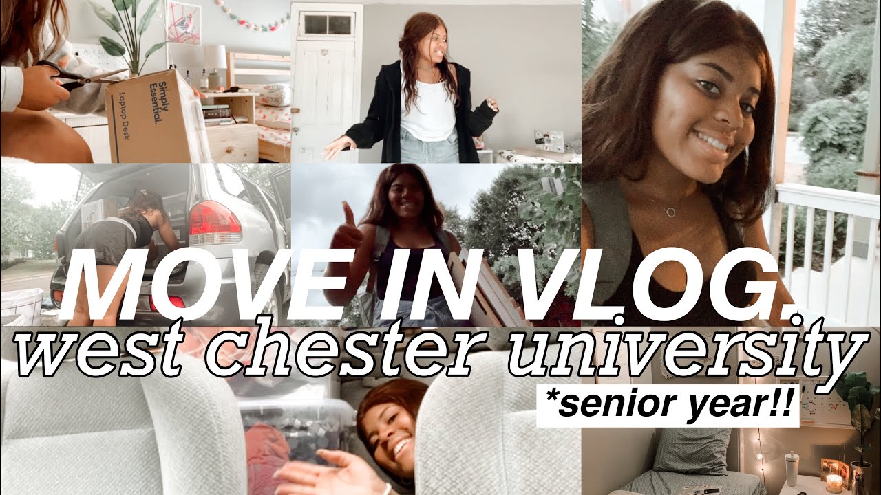 COLLEGE MOVE IN VLOG & ROOM TOUR FALL 2022! | West Chester University!