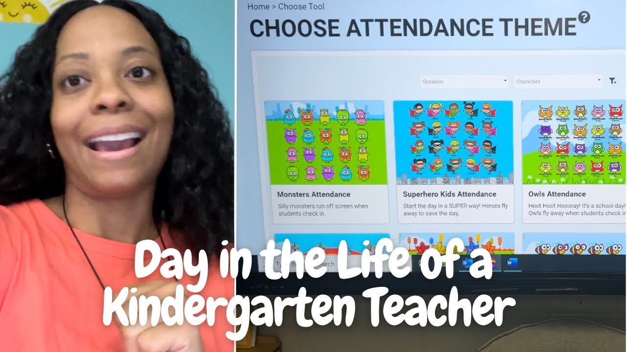Day in the Life of a Kindergarten Teacher | Morning Routine, Daily Slides, etc.