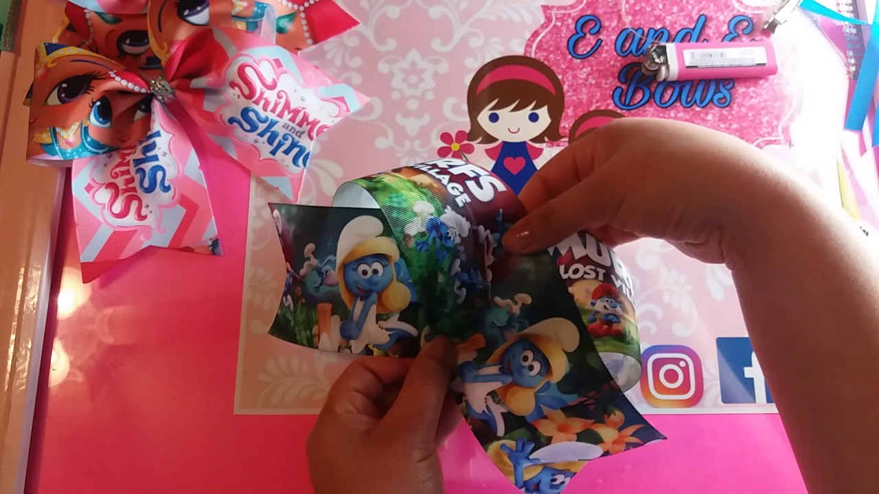 Como hacer un CHEER BOW (Moño de porrista)