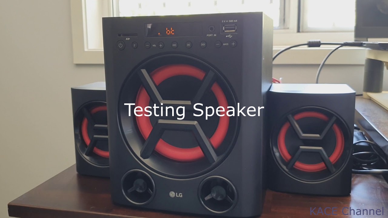 LG LK72B XBoom Speaker - Unboxing and Sound Test
