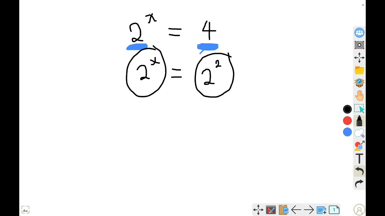 EXPONENTIAL EQUATIONS 