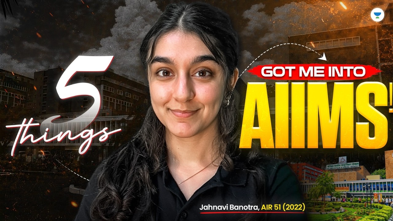 AIR 51&rsquo;s Secret: 5 Things That Helped Me Crack NEET! | Jahnavi Banotra