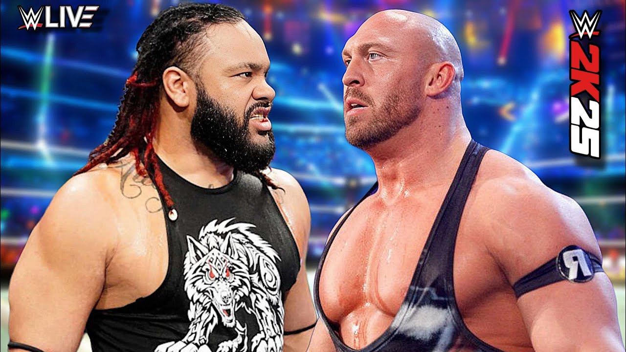 Jacob Fatu vs Ryback | Falls Count Anywhere Match At. RAW ON NETFLIX 2025 | WWE 2K25
