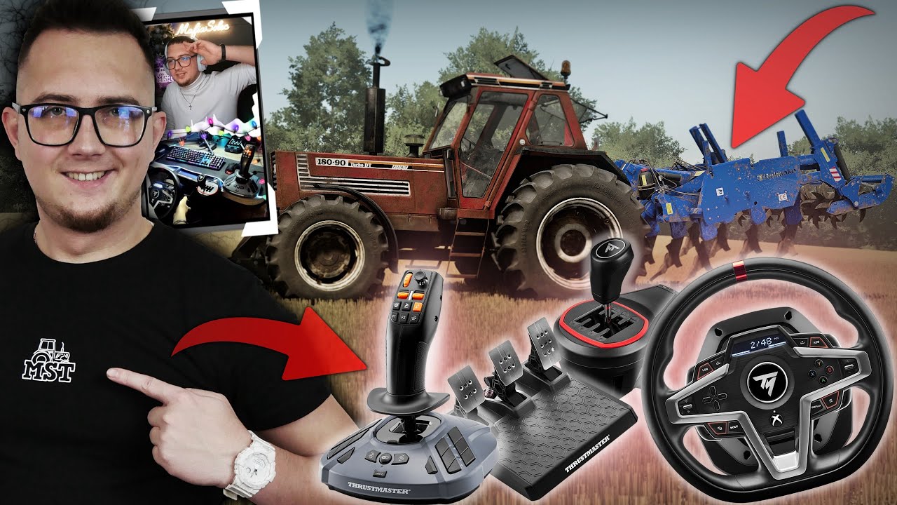 TESTY NOWEGO ZESTAWU DO GRANIA [FARMING SIMULATOR 22] -  THRUSTMASTER 🔥 UNBOXING & TEST 🎁 MafiaSolec