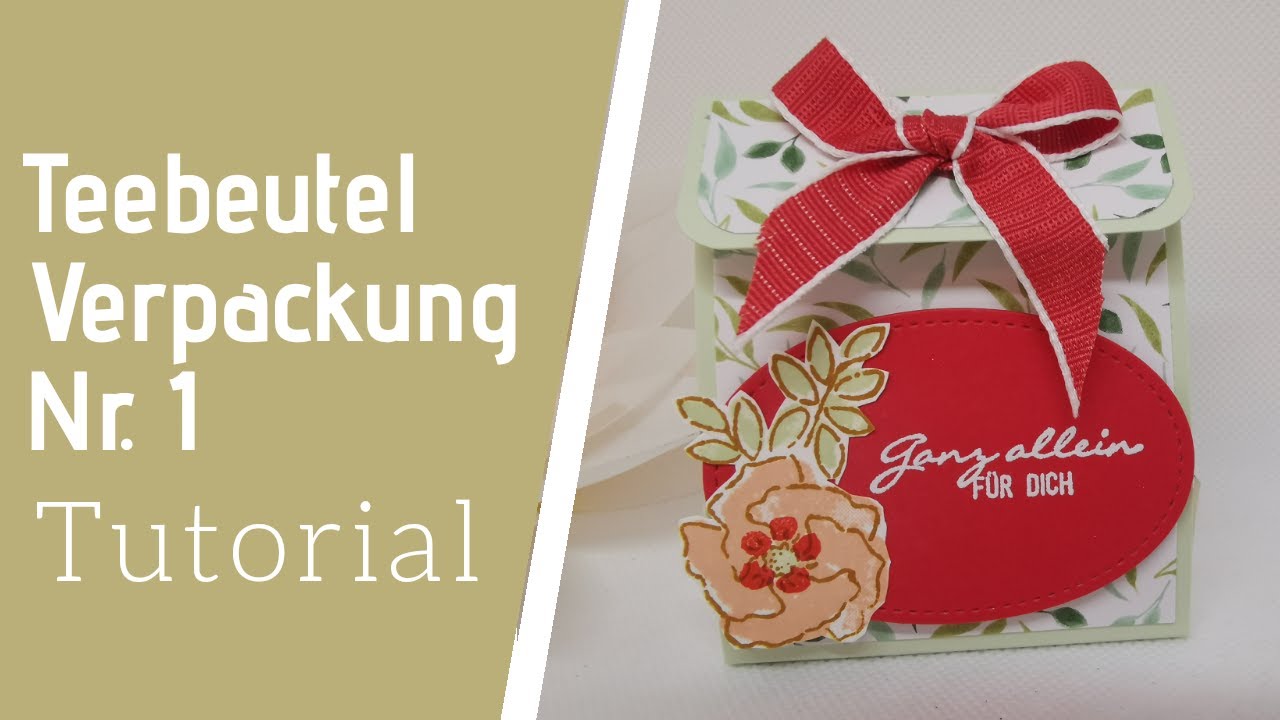 Teebeutelverpackung mit Klettverschluss Nr. 1 Video Reihe Teebeutelverpackungs-Ideen