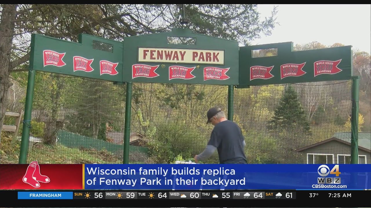Wisconsin Family Builds Replica Fenway Park In Backyard