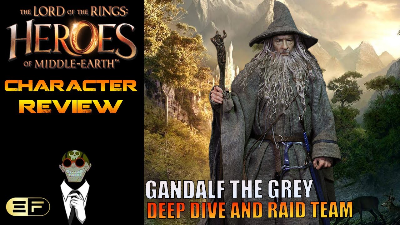 LoTR: HoME Gandalf the Grey Deep Dive! Glyphs,  building & Raid compositions!
