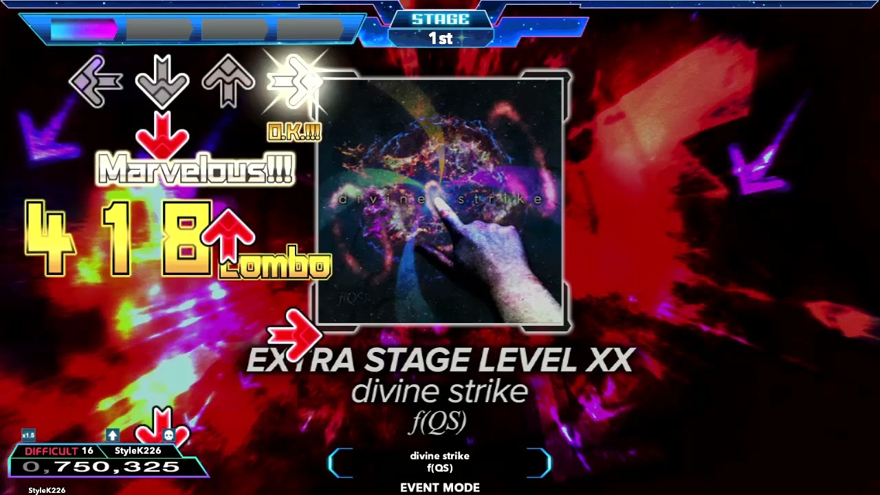 SM5.1/DDRXX: divine strike / f(QS) AAA PFC