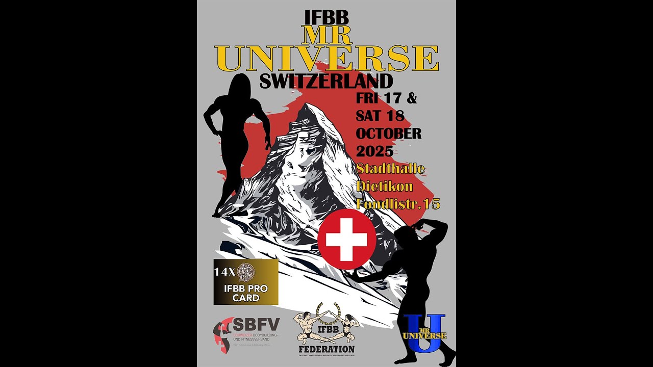 IFBB Mr. Universe Switzerland Part 3