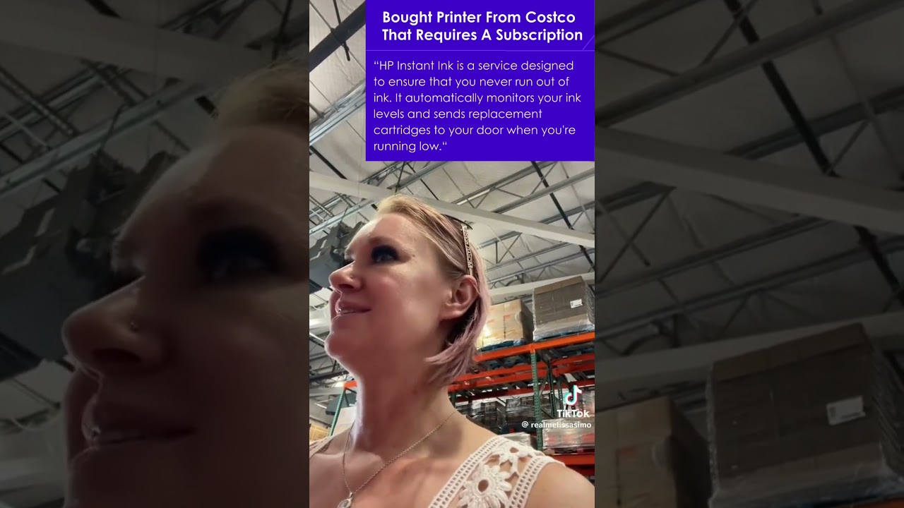 Woman Buys Printer From Costco That Requires A Subscription: Returns It Two Years Later