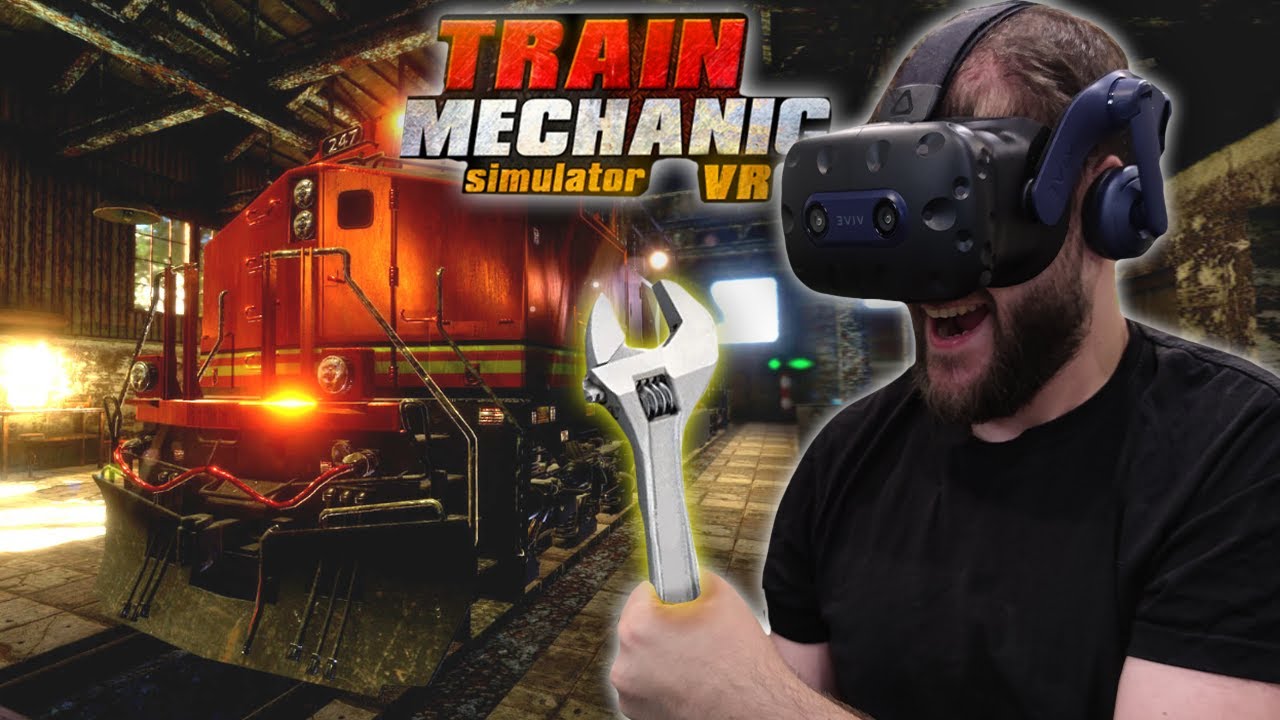 Symulator mechanika pociąg&oacute;w i lokomotyw - Train Mechanic Simulator VR (HTC VIVE VR)