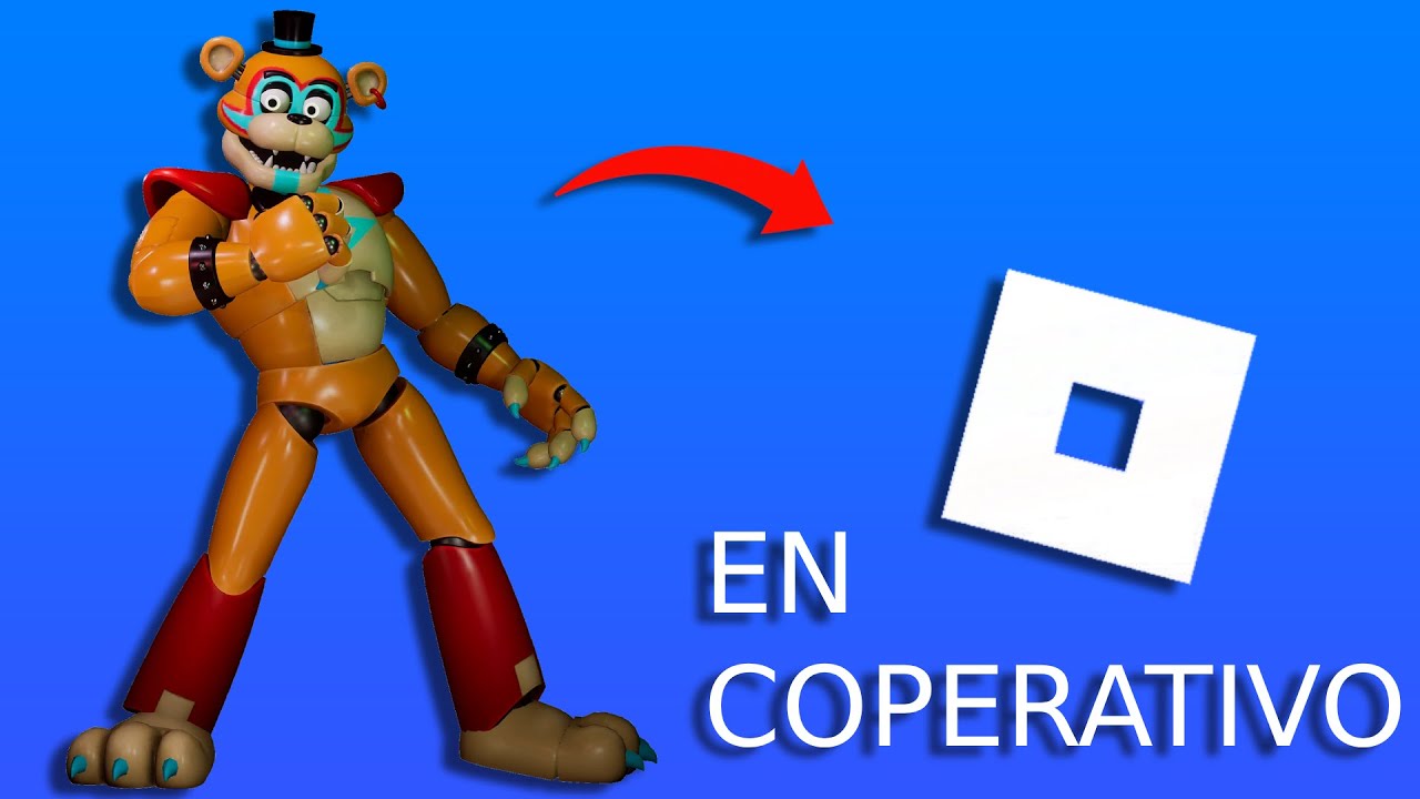 FIVE NIGHTS at FREDDY SECURITY BREACH pero en ROBLOX y en COPERATIVO