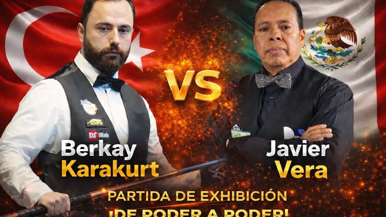 CAMPEÓN MUNDIAL VS ORGULLO MEXICANO PROMEDIOS DE LOCURA!! | KARAKURT VS VERA | Cushion Billiards