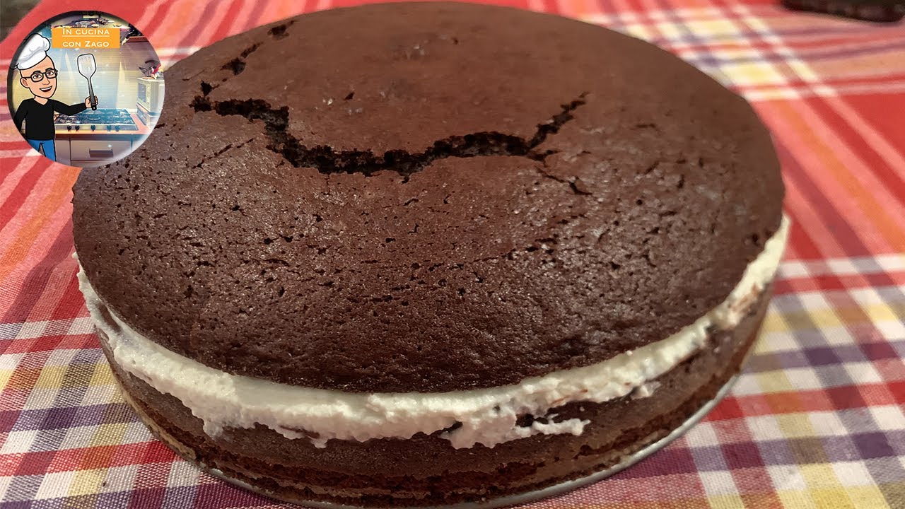 Torta moretta Nutella e panna
