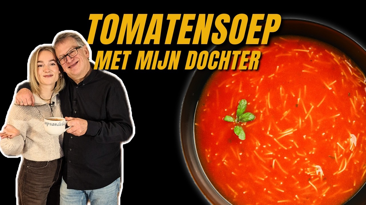 Hoe maak je Tomatensoep? Samen met mijn dochter! (super simpel recept)