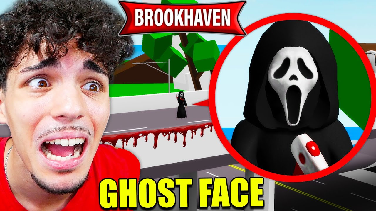 DRONE RIPRENDE il KILLER GHOST FACE di SCREAM SU ROBLOX BROOKHAVEN! (PERICOLOSISSIMO!)