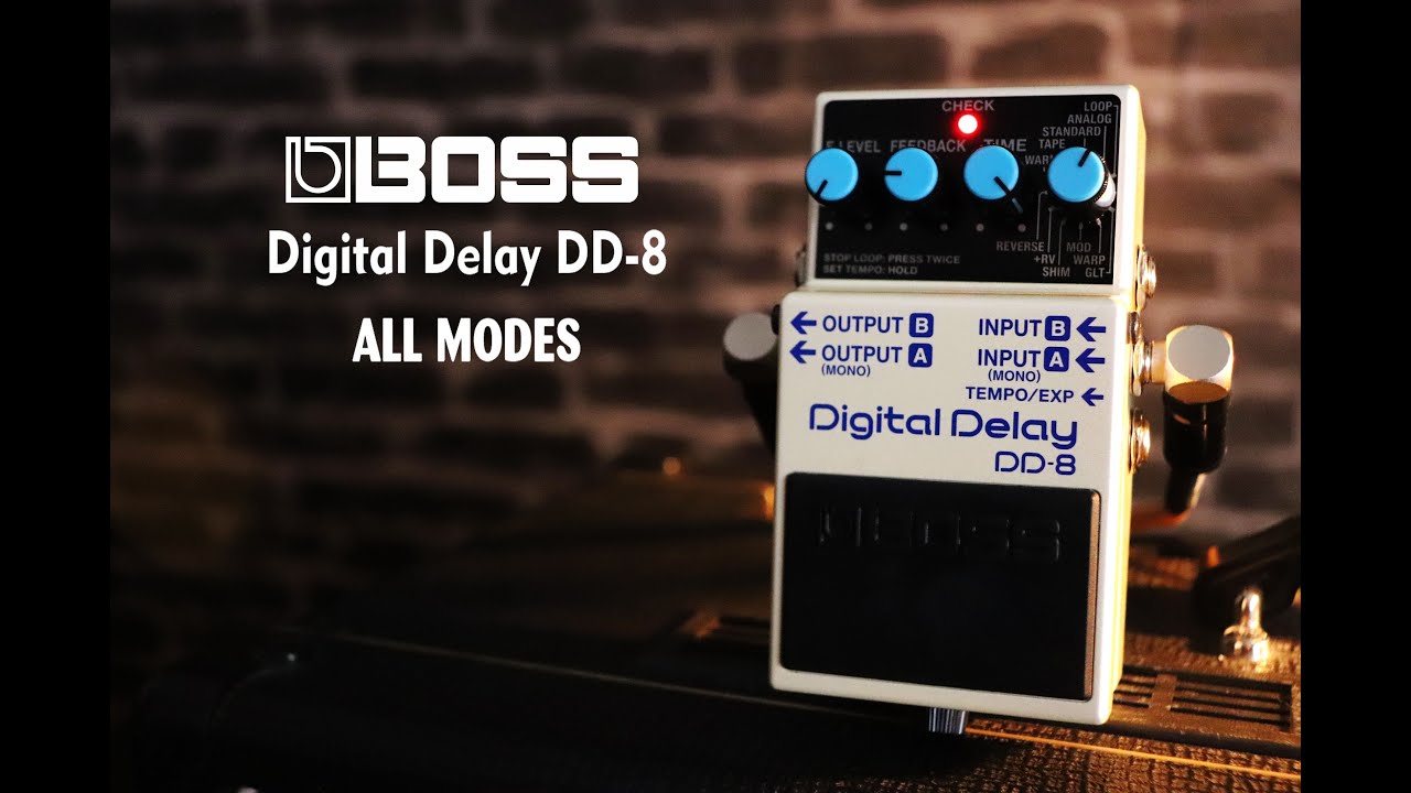 BOSS DD-8 Digital Delay - All Modes