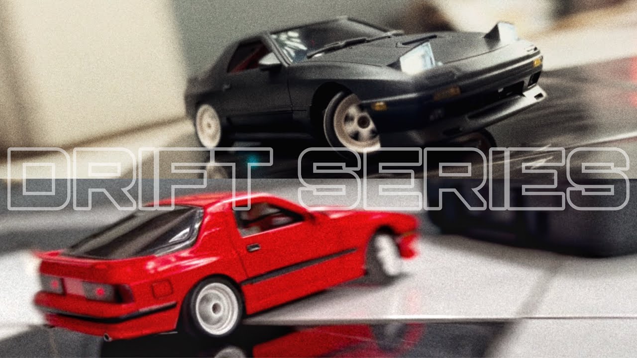 MINI DRIFT RC | LDRC 1/18 Mazda RX 7 Black & Red