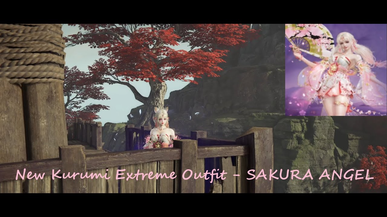 KURUMI - Preview SAKURA ANGEL Naraka: Bladepoint (GAMEPLAYS) เน้นสวย ไม่เน้นตี
