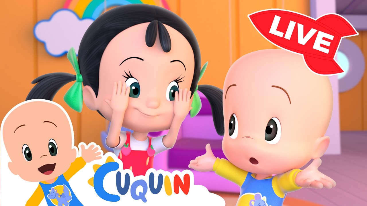 🔴 DIRECTO 🔴 Canciones infantiles y vídeos educativos de Cleo y Cuquín