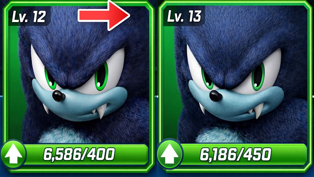Sonic Forces Speed batle - Werehog New Upgraded Use 500K Gold Rings (Road for Max Level 20)