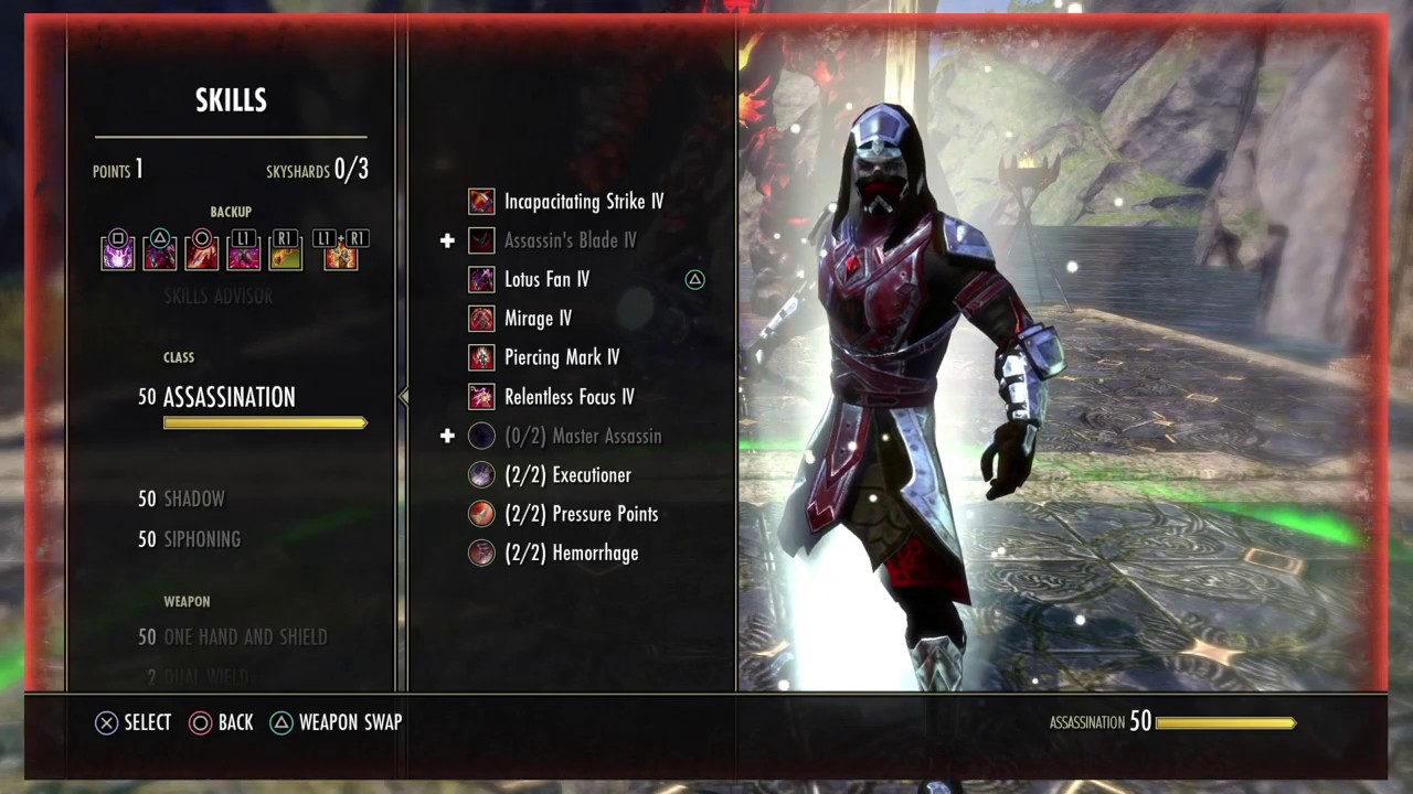 ESO - Nightblade Tank build for Greymoor