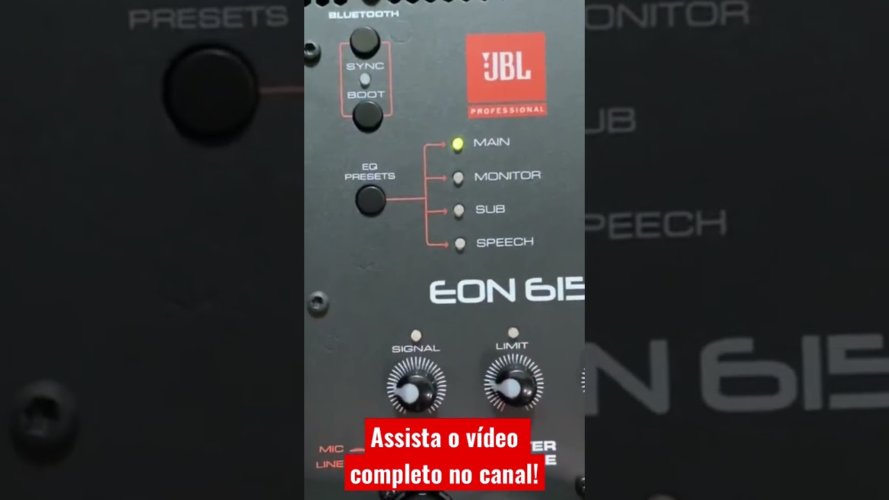 Como conectar a JBL Eon 615 ao seu celular para utilizar o app