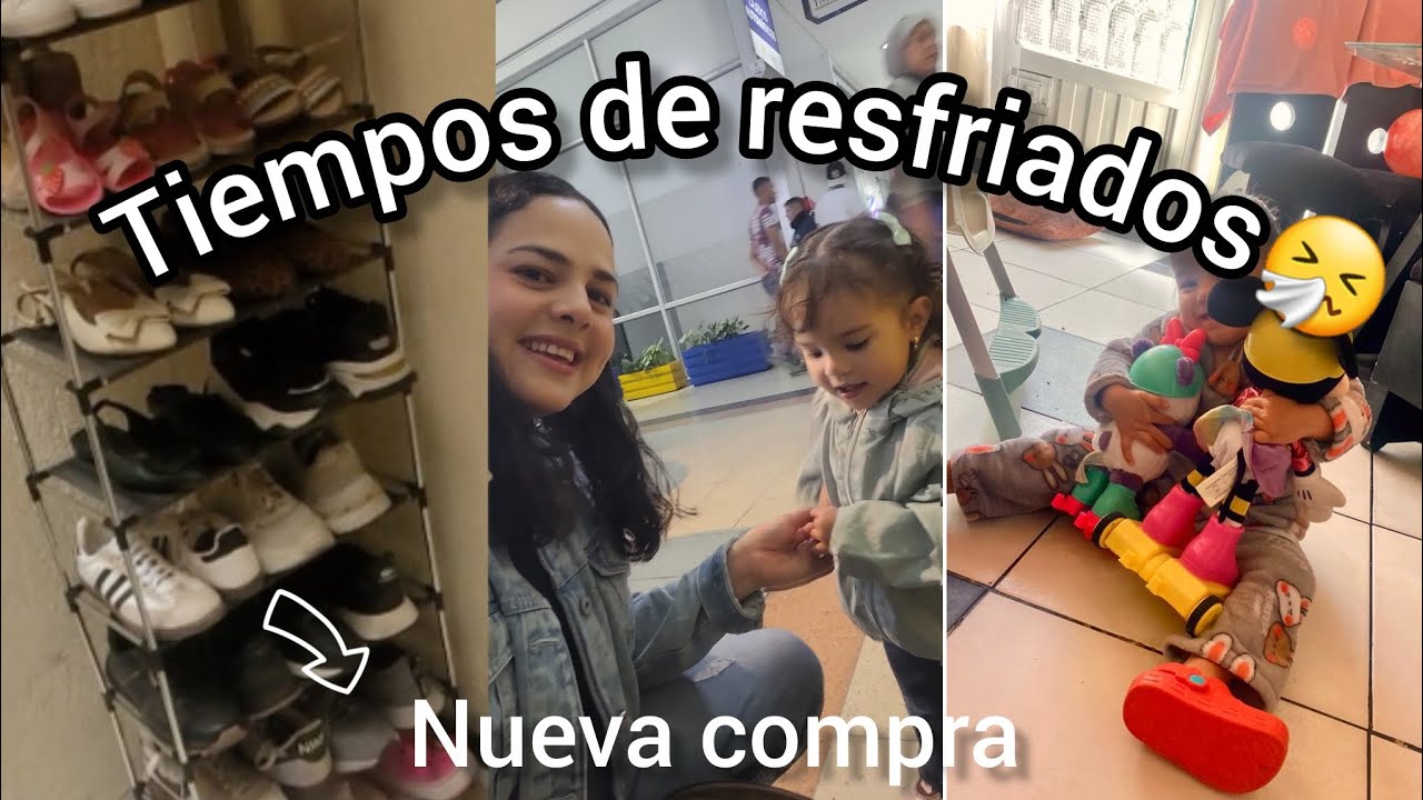 Días de resfriado 🤧 | Rutina real de mamá, limpieza y armando un organizador de zapatos