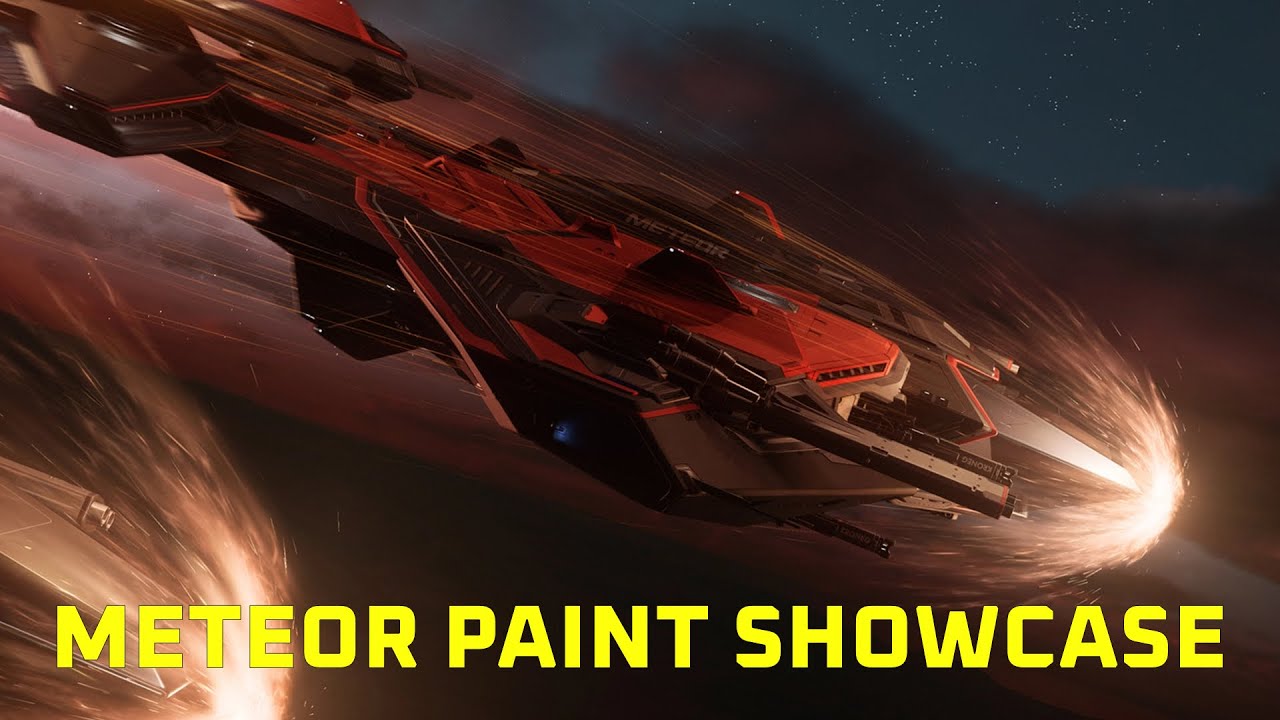 Star Citizen - RSI Meteor Ship Paint Showcase!