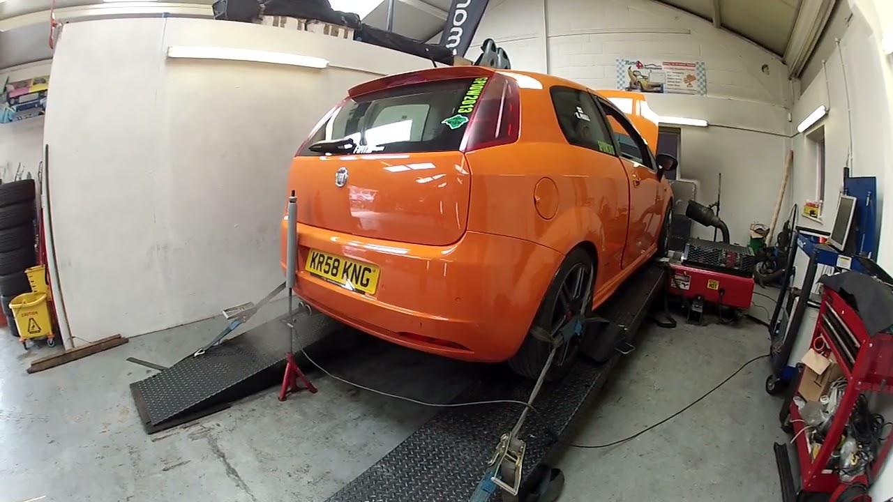 Fiat Grande Punto T-Jet Dyno Run