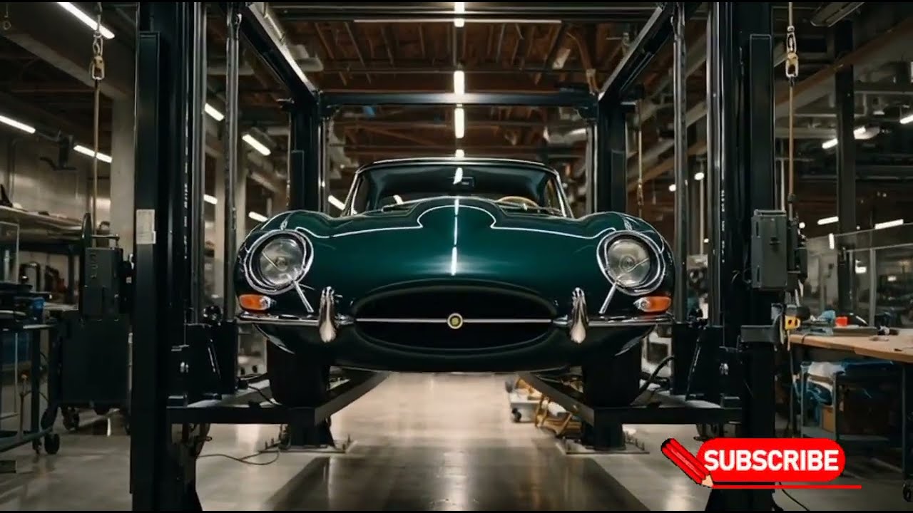 Abandoned Jaguar E-Type 1961 Restoration ASMR | Silent Full Rebuild From Rust to Perfection