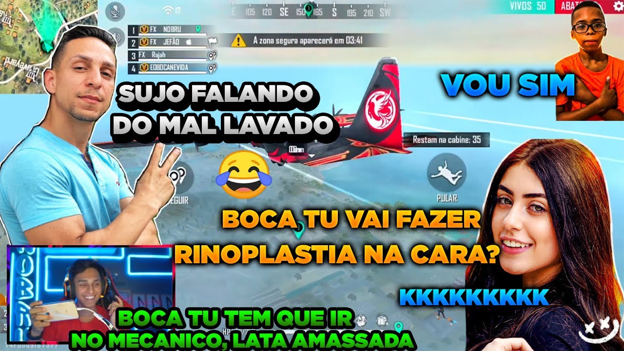 JEFÃO CHEGOU - NOBRU RAJAH E BOCADE09 FOI SÓ RESENHA 😂