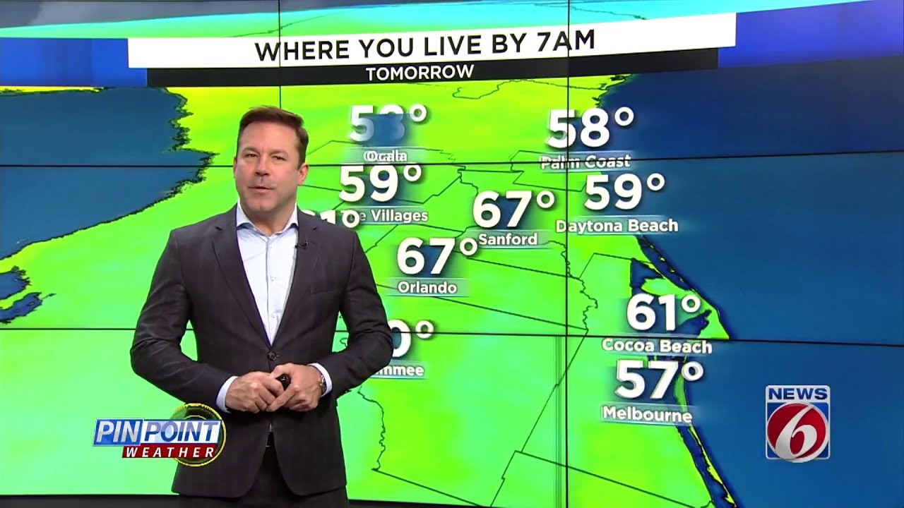 Fog alert! Then a warm day in Central Florida