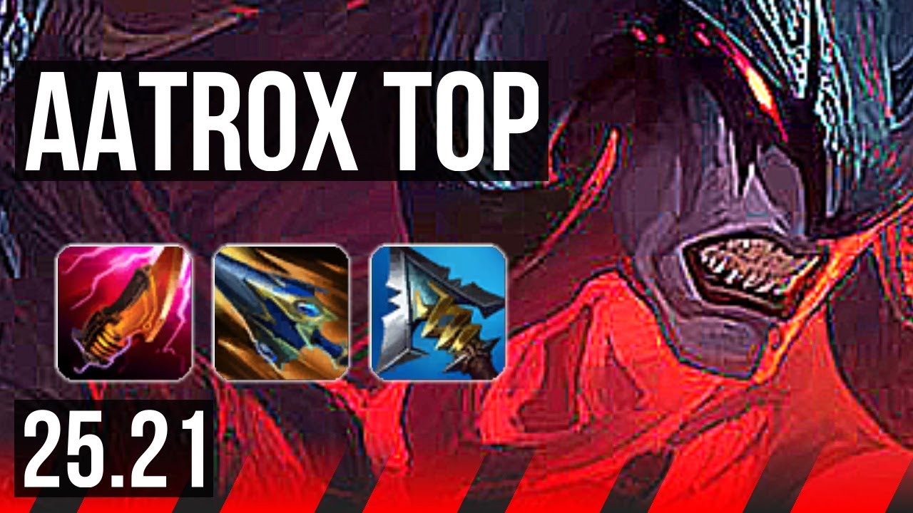 AATROX vs YONE (TOP) | 14/1/5, 8 solo kills, Legendary | KR Diamond | 25.21
