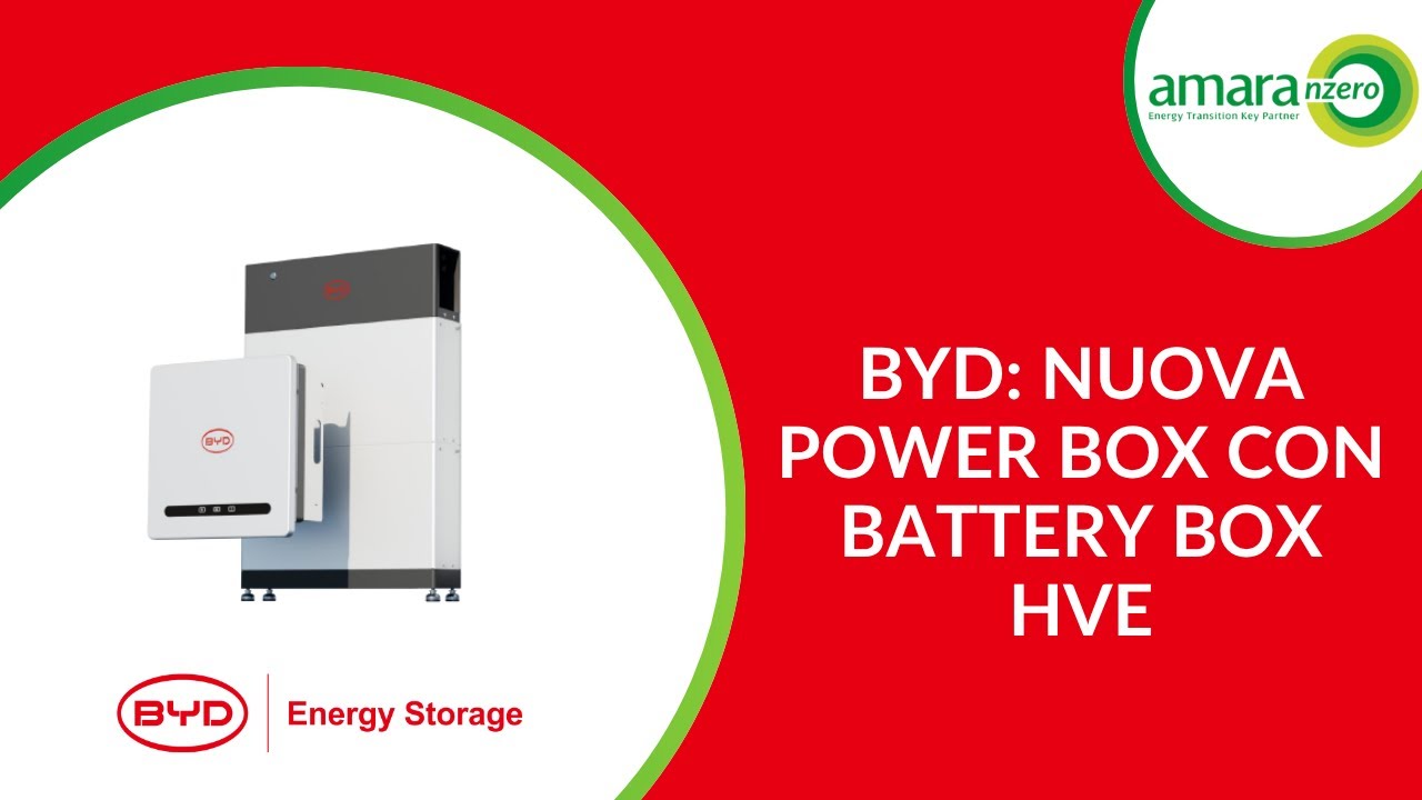 BYD Nuova Power Box con Battery Box HVE