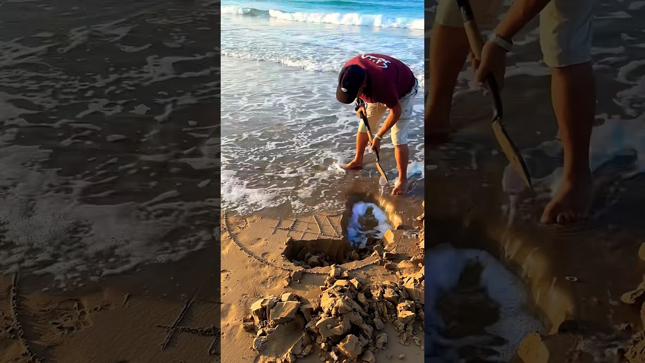 #r #حروف #أمواج_البحر #beachart #فن #رسمتي #عمر_المغربي #asmr #fypage #shorts