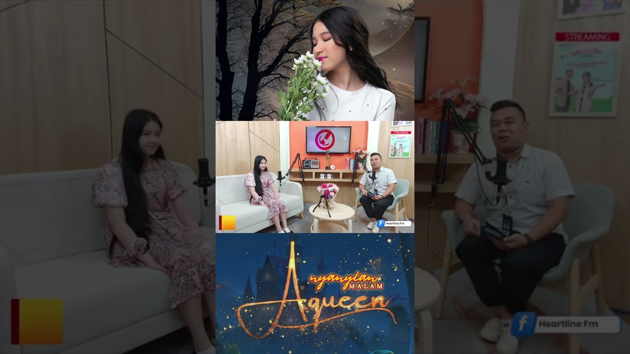 aqueen interview dan live lagu nyanyian malam di heartline radio