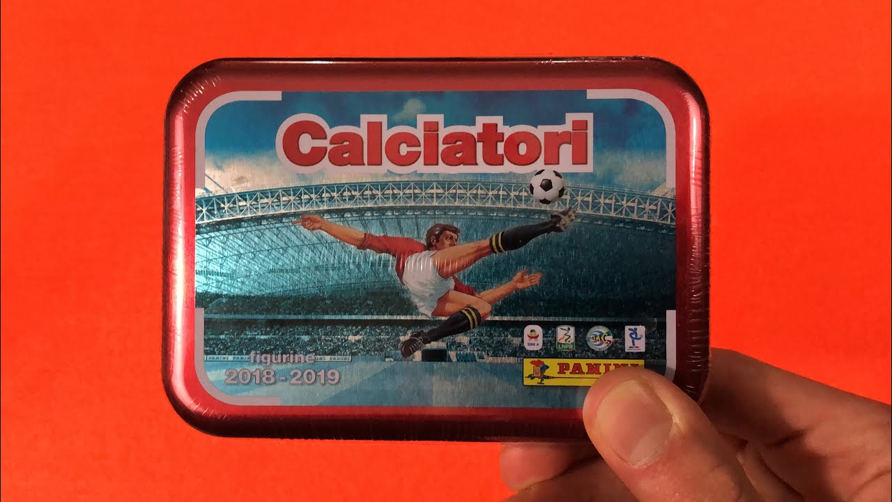 TIN BOX AGGIORNAMENTI Calciatori Panini 2018-19