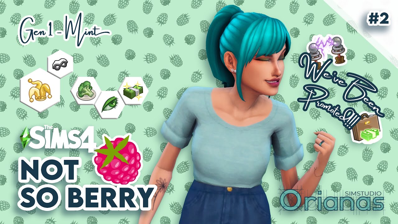 NOT SO BERRY CHALLENGE | Gen1 Mint #2 | We've been promoted!!! | TS4 SIMS 4