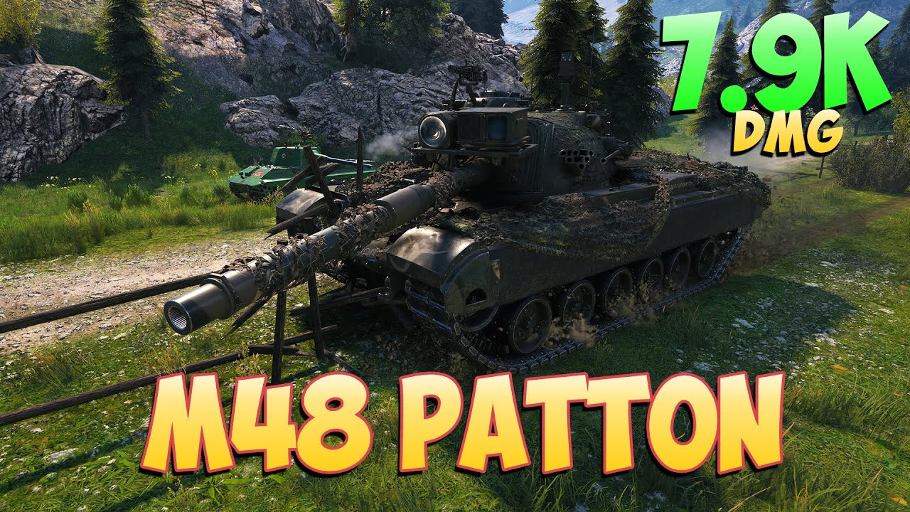 M48 Patton • Ярость! - 5 Фрагов 7.9K Урона • Мир Танков