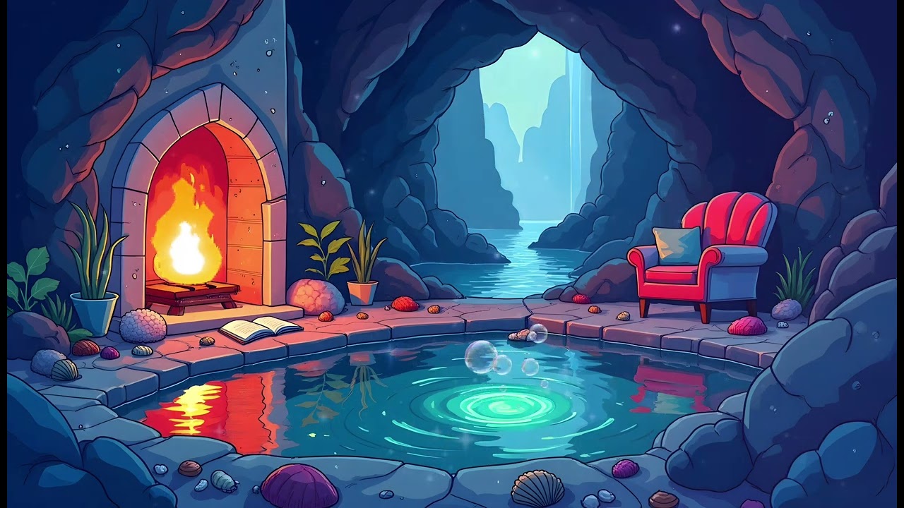 The Mermaid&rsquo;s Cavern 🌊&nbsp; Ambient Fantasy Chill Lofi ✨ Cozy Lofi Music to Study and Read