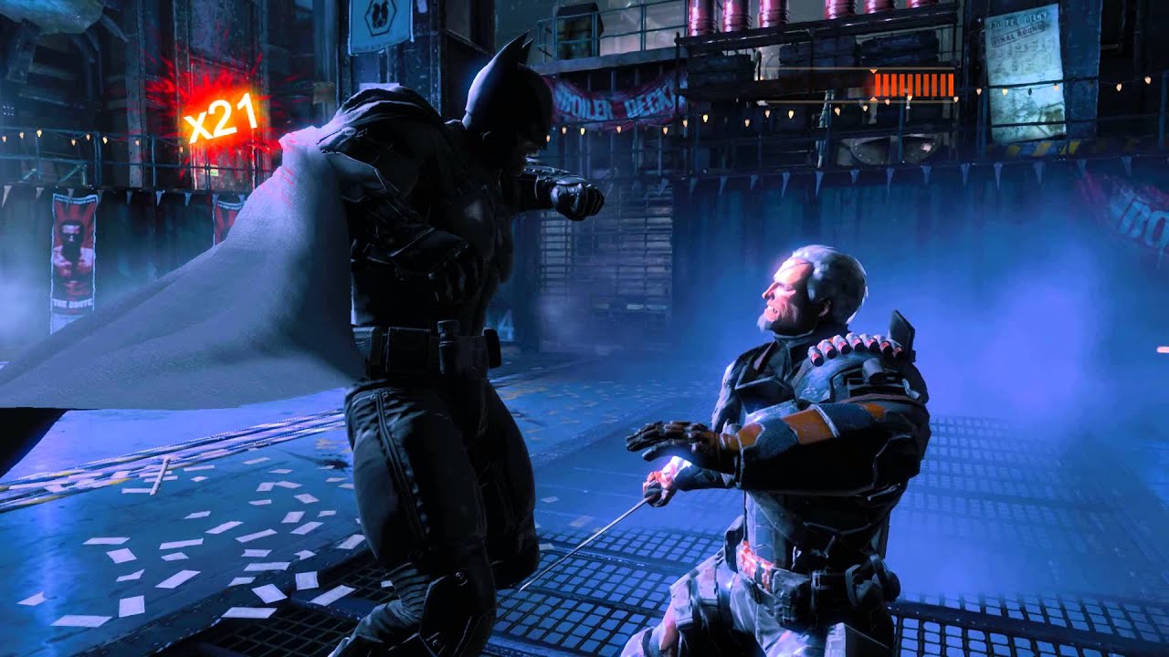 Batman: Arkham Origins - Perfect Deathstroke Walkthrough (I am the Night)